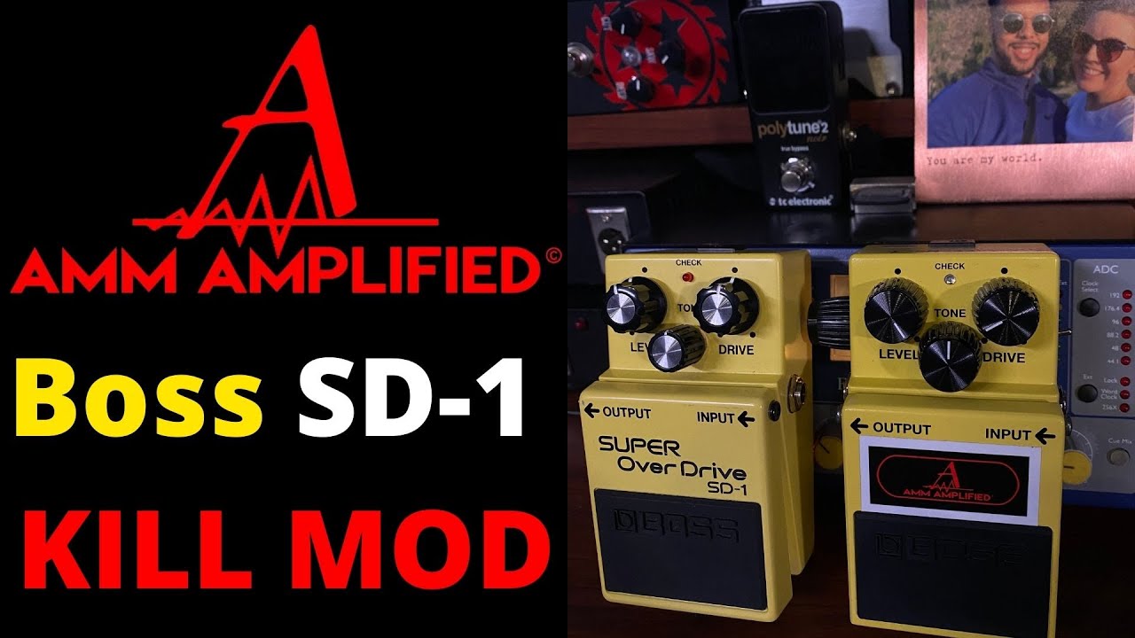 Boss SD-1 Super Overdrive: Kill Mod - YouTube