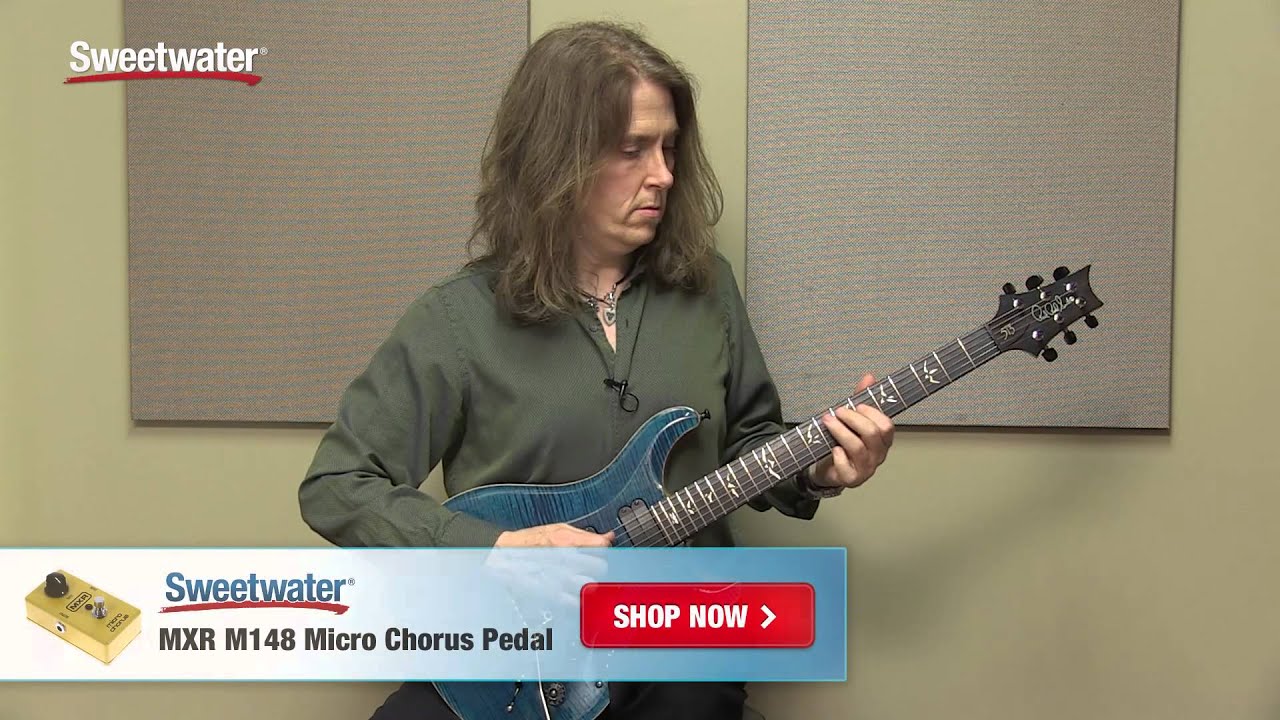 MXR M148 Micro Chorus Pedal Review by Sweetwater Sound - YouTube