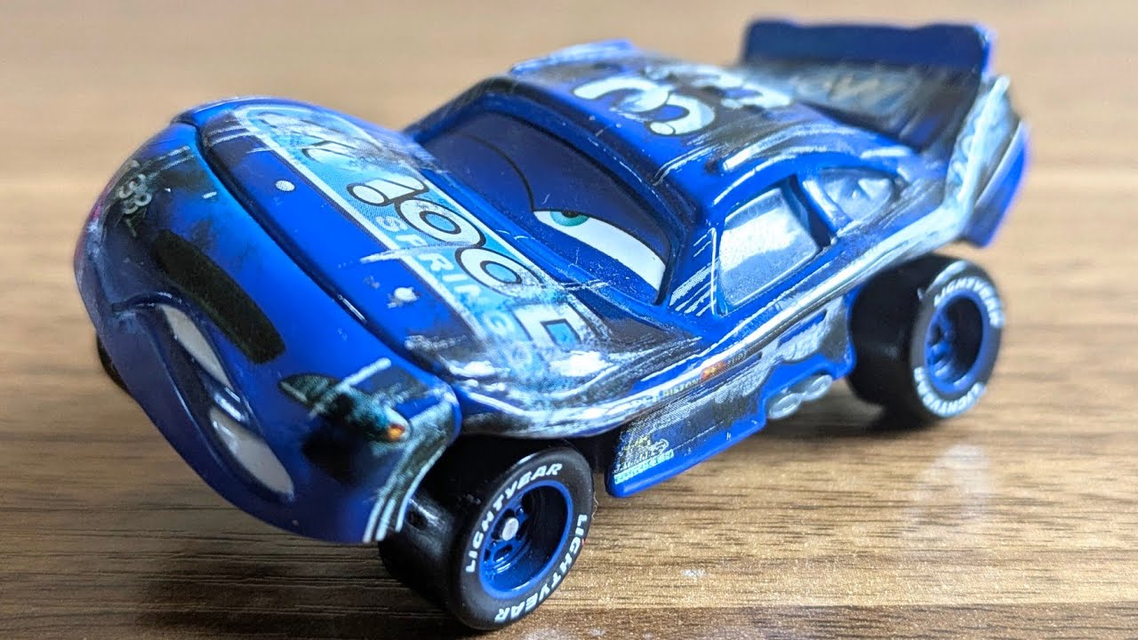 Mattel Disney Pixar Cars 144 Race Damaged Mood Springs (Chuck
