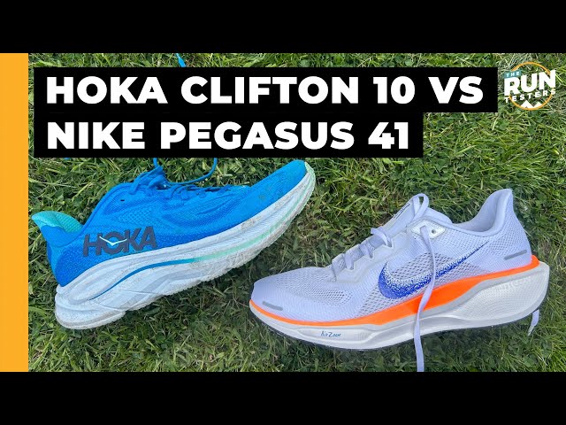 Hoka Clifton 10 vs Nike Pegasus 41: Which cushioned daily trainer
