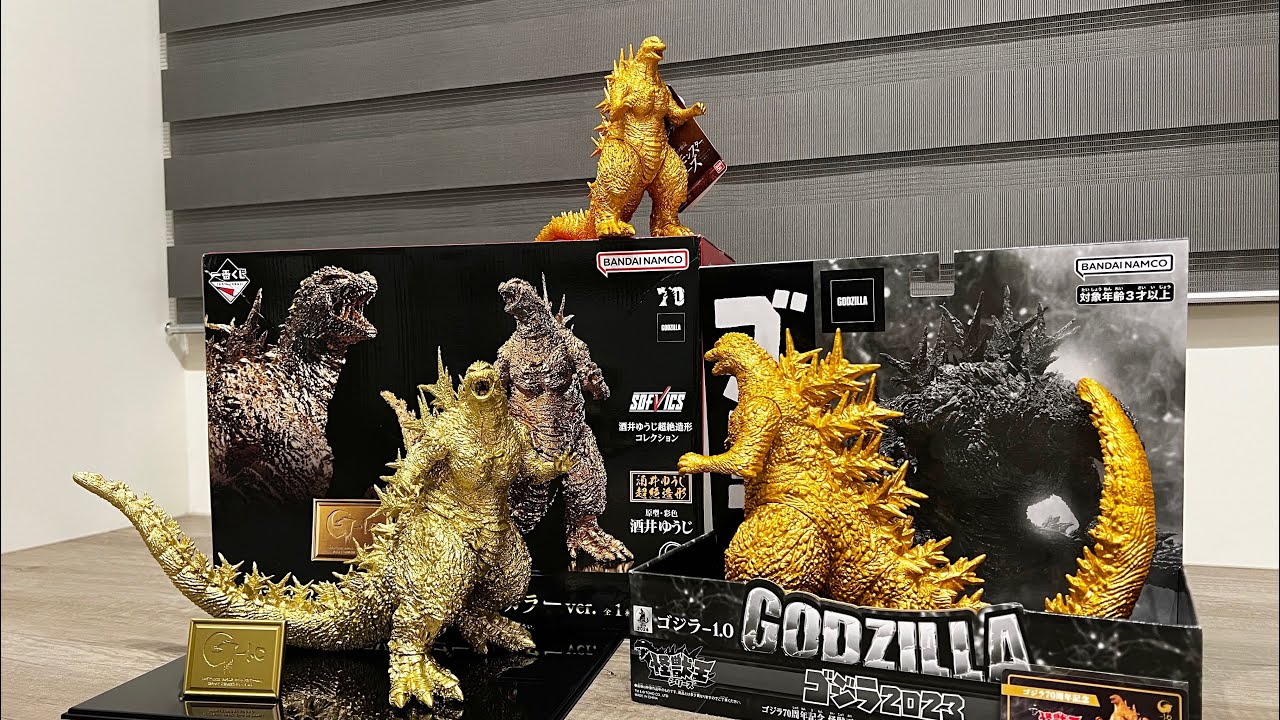 BANDAI】Godzilla Minus One Oscar Statue｜Godzilla (2023) SOFVICS