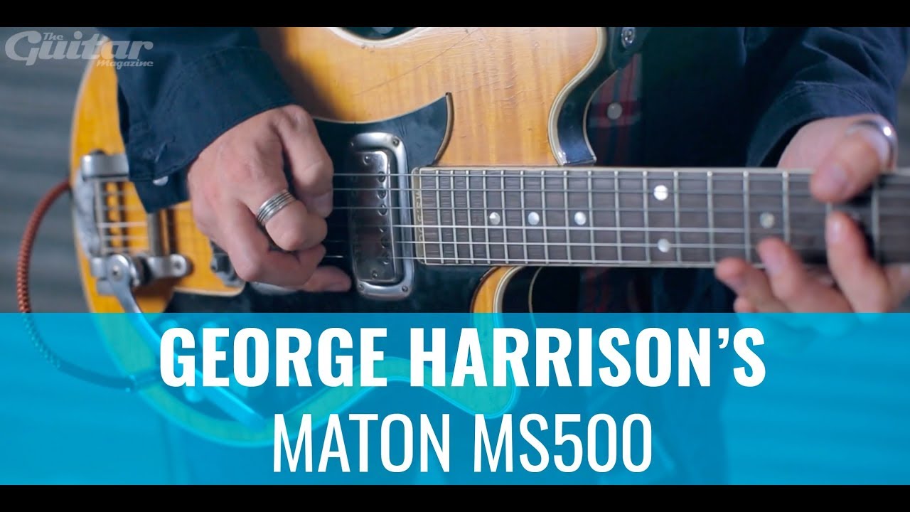 George Harrison's Maton MS500 Mastersound as played with The