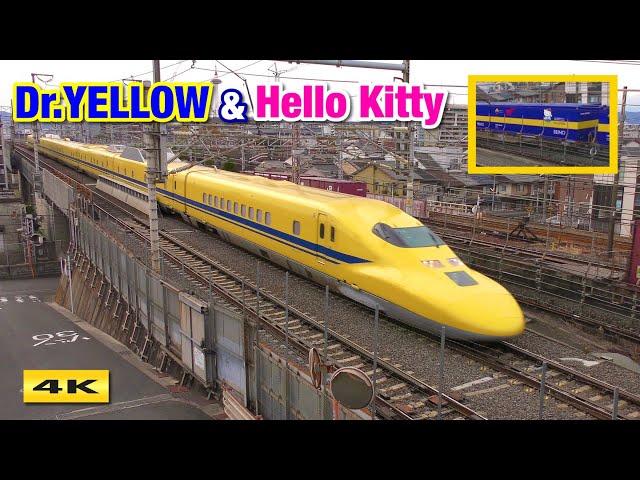 ドクターイエローとハローキティがやってきた !!! Dr.YELLOW & Hello