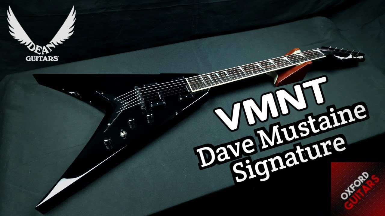 Dean Dave Mustaine Signature VMNT Black 2007 Megadeth Seymour