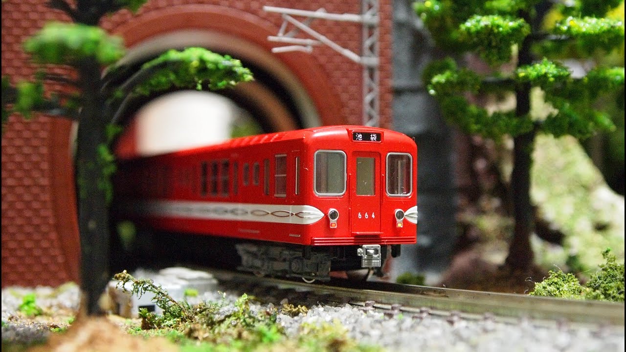 KATO 丸ノ内線の赤い電車 営団地下鉄500形 - YouTube