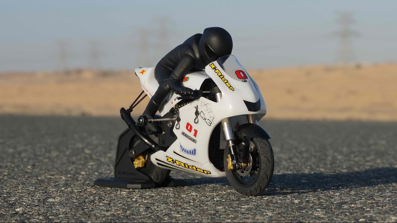 X-Rider CX3 RC Motorcycle Indoor Review with Ride Teaser - YouTube