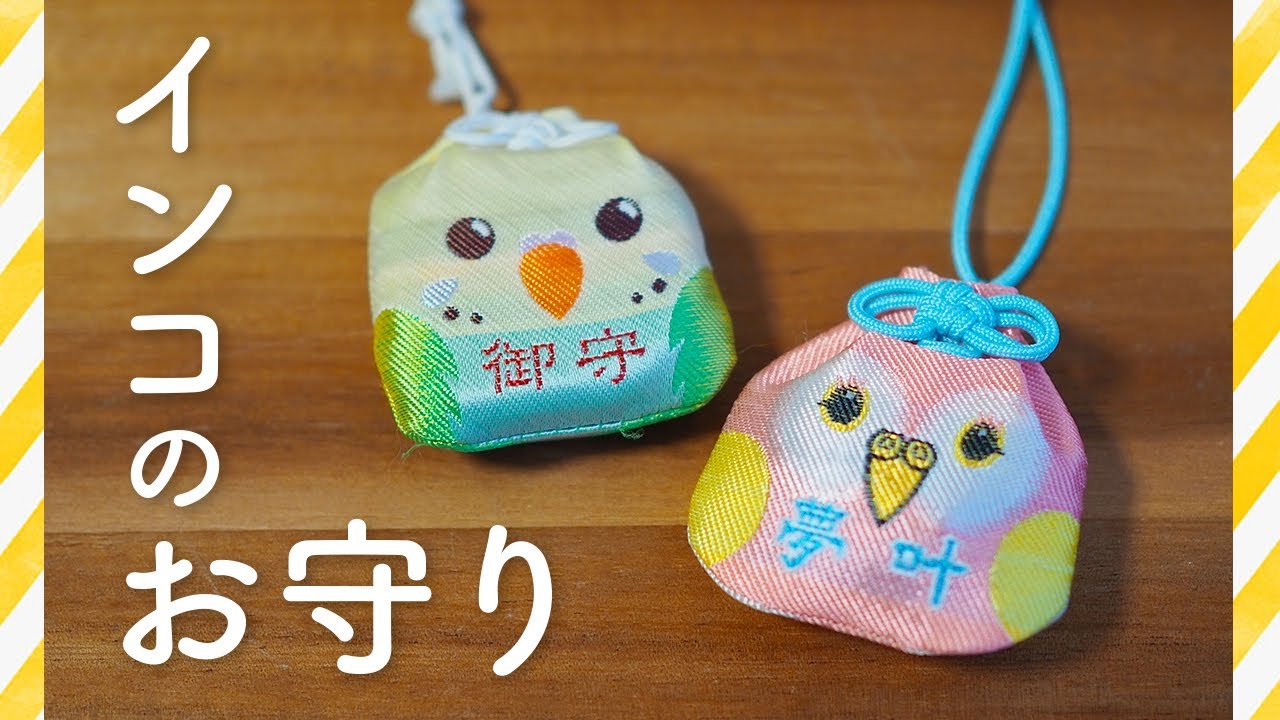 インコのお守り】可愛すぎるインコのお守りがありますよ✨ - YouTube