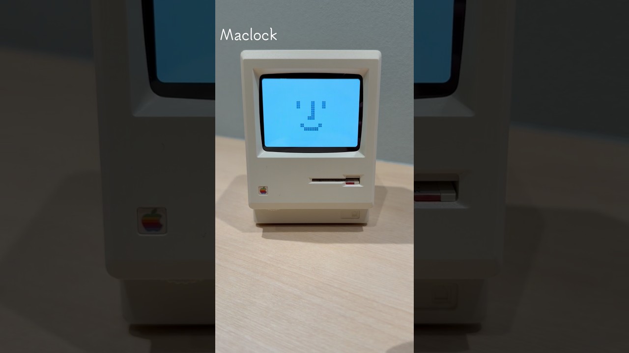 RayCueのレトロMac風時計「Maclock」を2,369円（69%オフ）で販売中