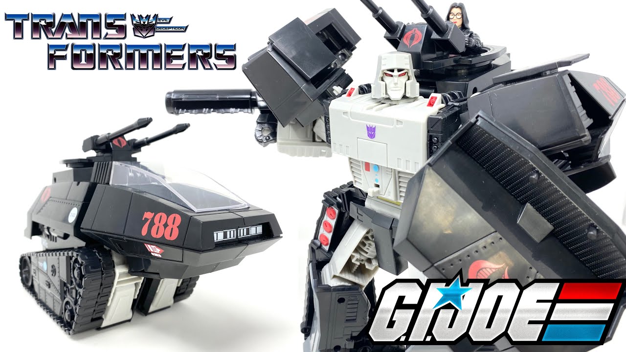 Transformers X G.I. Joe MEGATRON H.I.S.S. TANK Review - YouTube