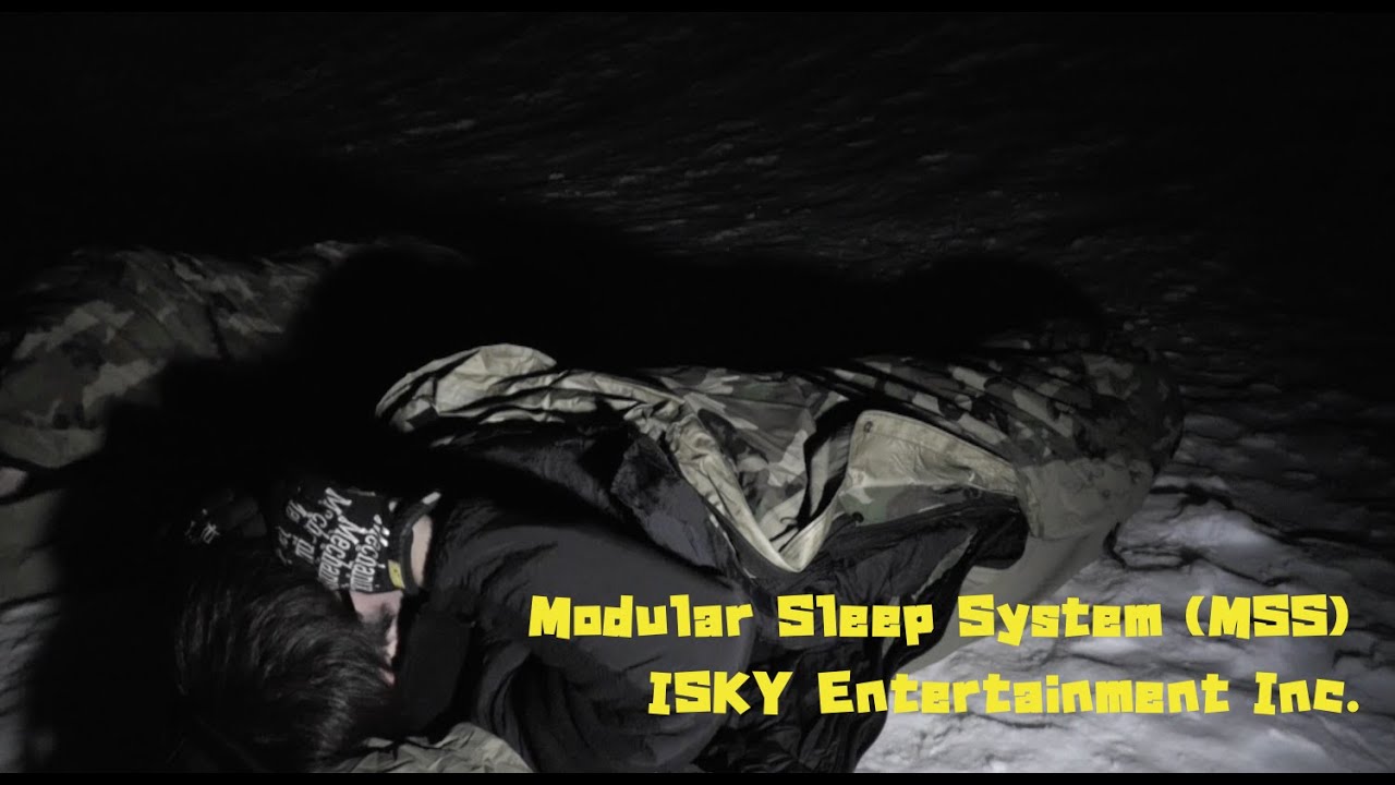 米軍実物】雪山で検証！ゴアテックスカバー付き 寝袋4点セット MODULAR