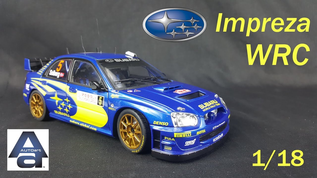 1/18 AutoArt 2005 Subaru Impreza WRC review - YouTube