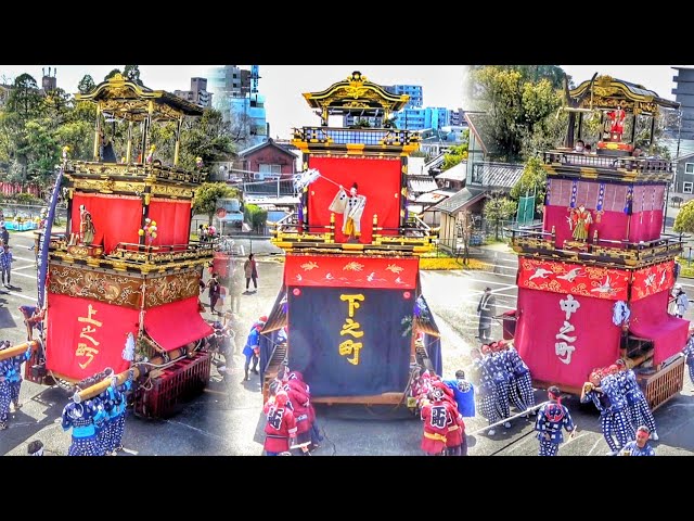 岩倉 桜まつり 2025】木遣り·山車 退場 くすのきの家にて 2025.3.29