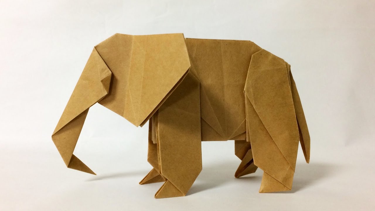 折り紙】 ゾウを折ってみた 【折り紙】 - YouTube