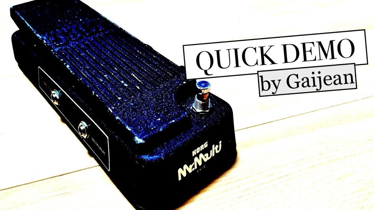 1970s Korg FK-2 Mr. Multi Wah / Phaser Pedal - YouTube