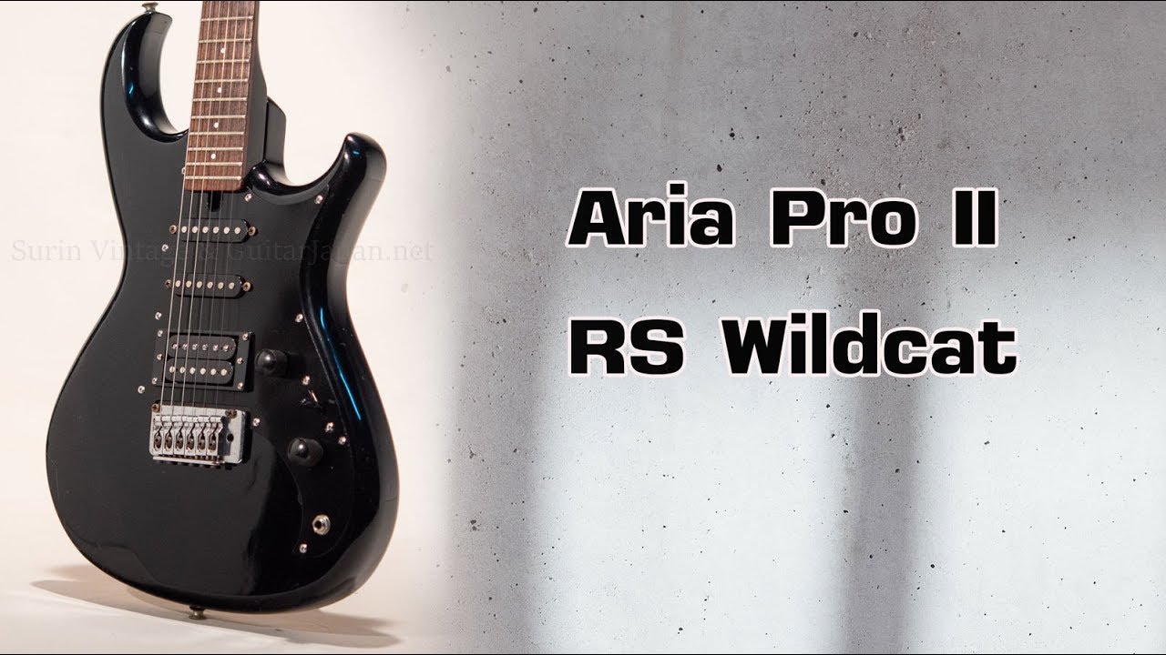Aria Pro II RS Wildcat - YouTube