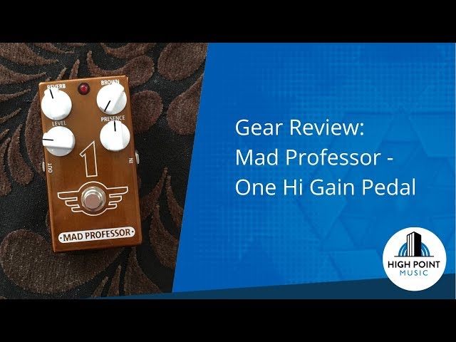 Mad Professor: One - Hi Gain Distortion Pedal (Gear Review) - YouTube