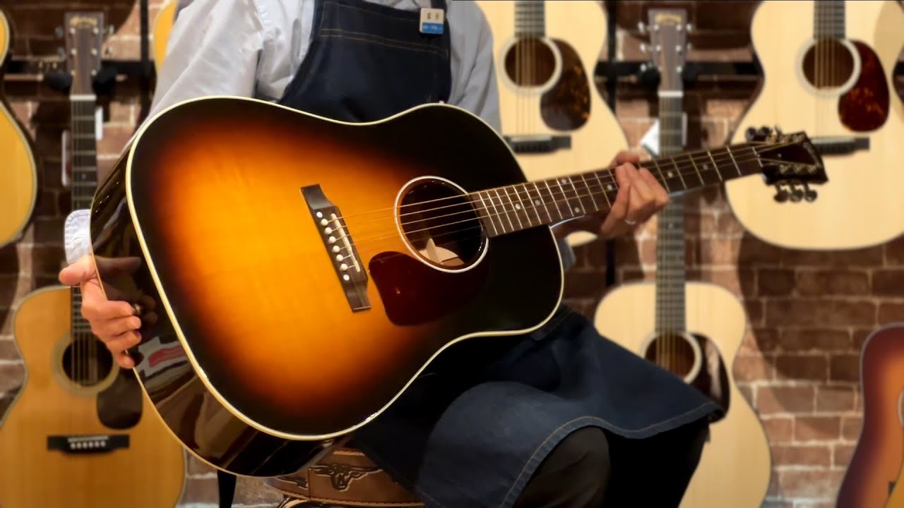 Gibson J-45 Standard -Vintage Sunburst- #23453110 - YouTube