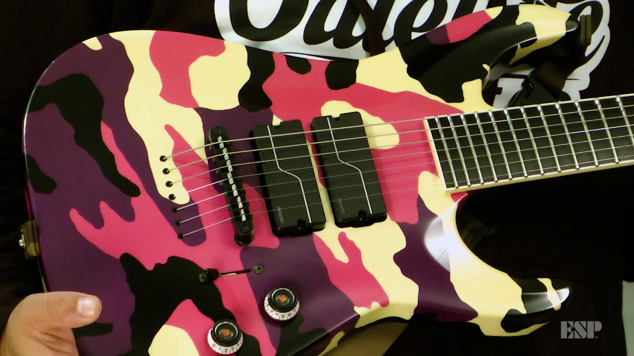 ESP Guitars: Stef's Customs - The Camo Guitar (Ep 11) - YouTube