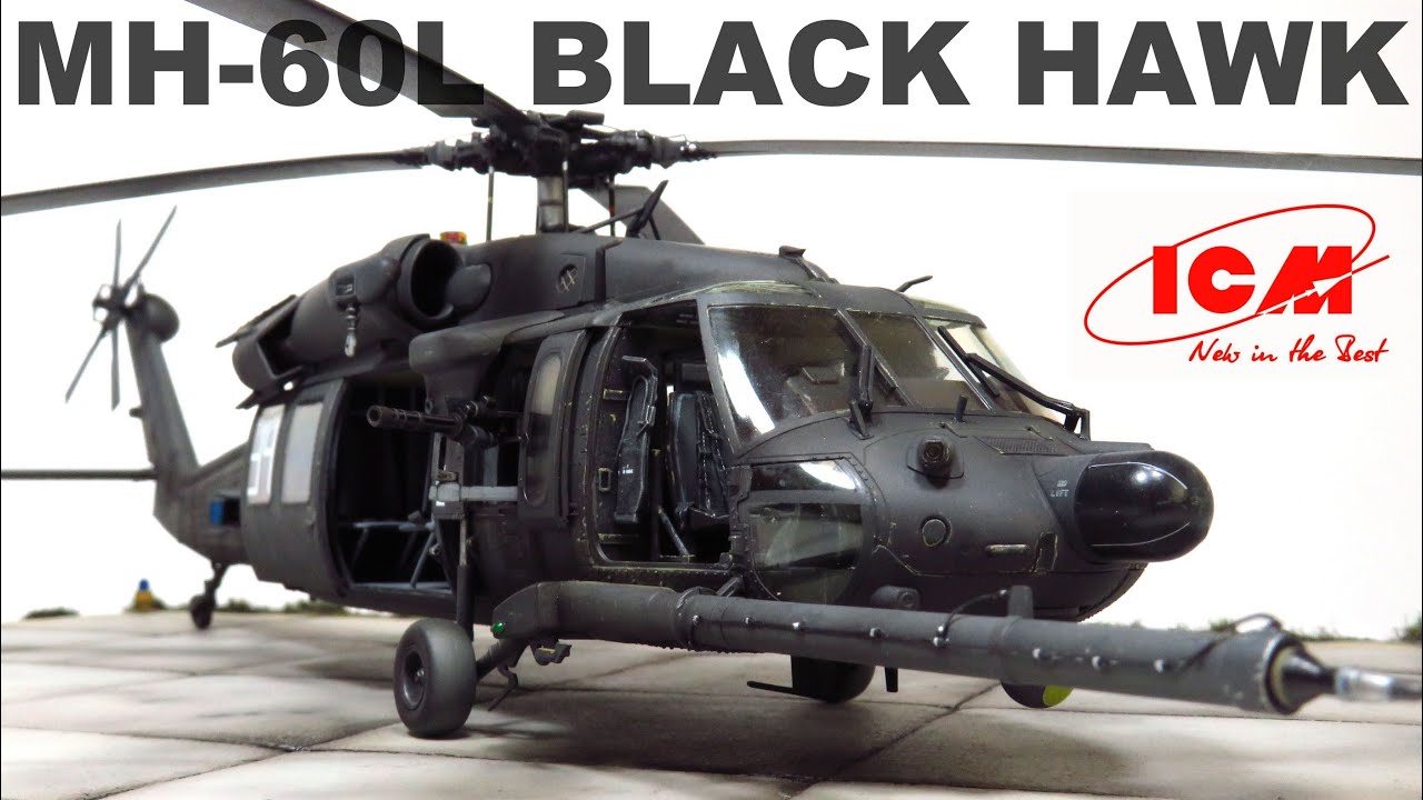 ICM MH 60L BLACK HAWK - TIPS/TRICKS/FULL BUILD REVIEW 1 48