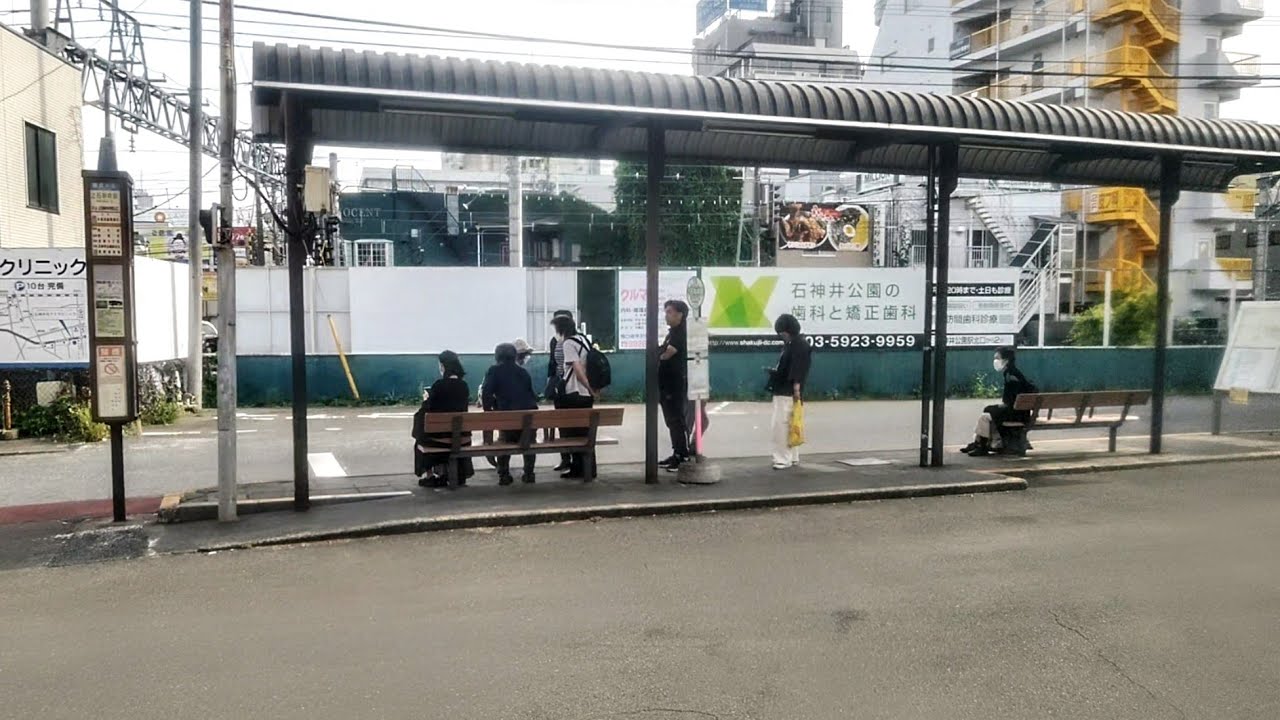 西武バス】吉60系統 吉祥寺駅〜石神井公園駅北口間、左側車窓 (1/2