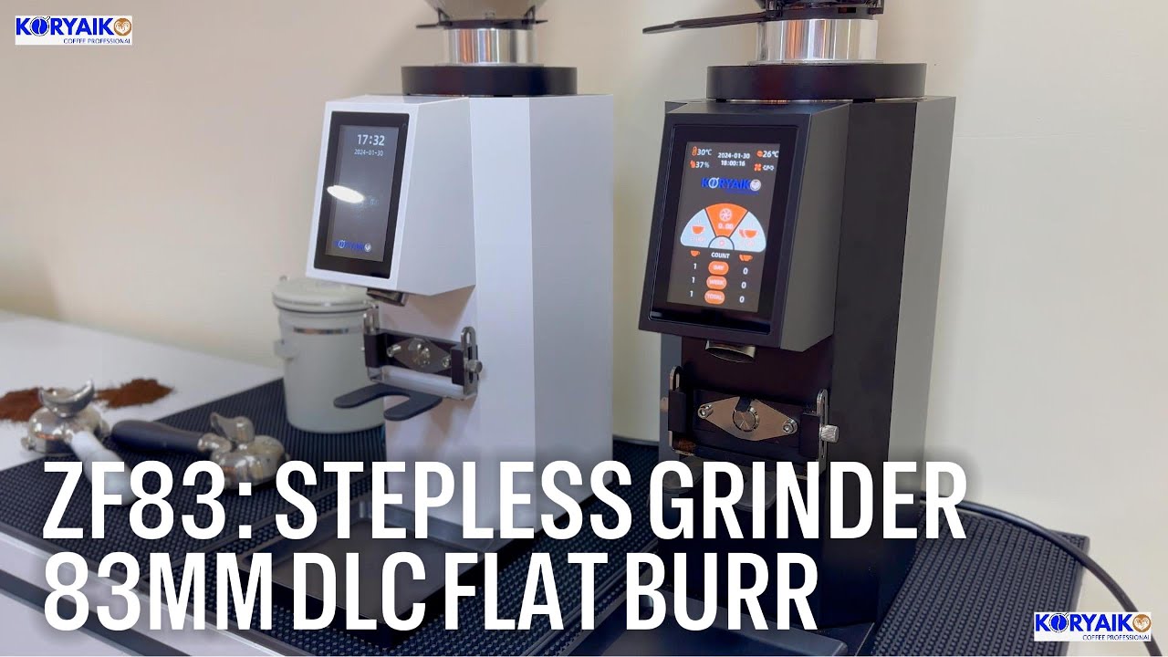 ZF83 | 83MM DLC Burr & Stepless Espresso Grinder - YouTube