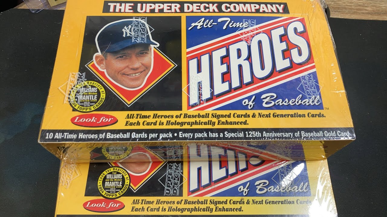 MANTLE AUTO CHASE IN 1994 UD ALL-TIME HEROES - Turn Back the Clock