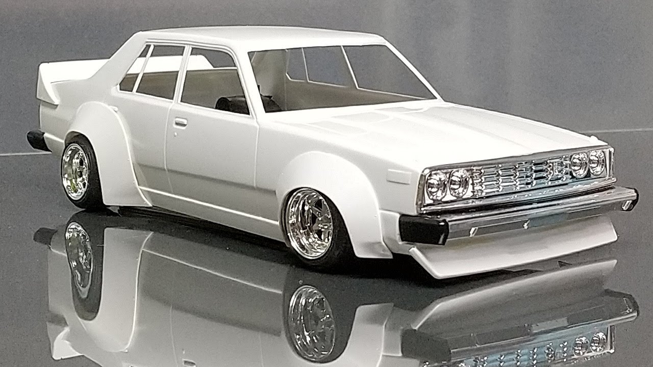 スカイライン ジャパン 前期 アオシマ 顔面修正してみた！ 1/24 4枚