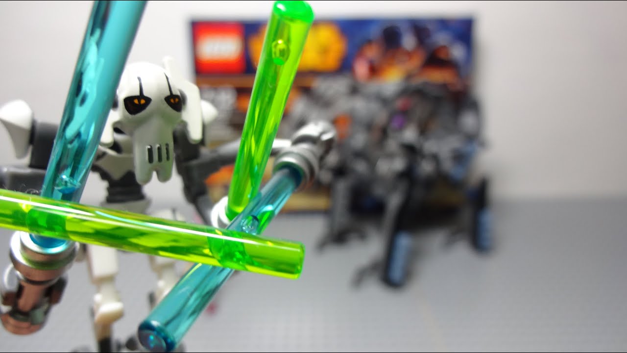 LEGO STARWARS 75040 グリーヴァス将軍のホイール・バイク - YouTube