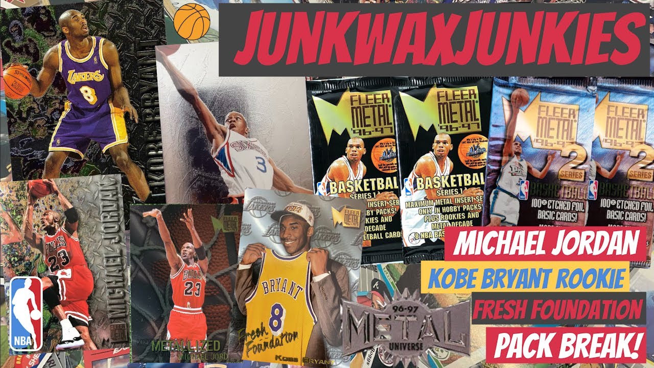 Fleer Metal 96-97 Series 1 & 2 Basketball pack break Michael