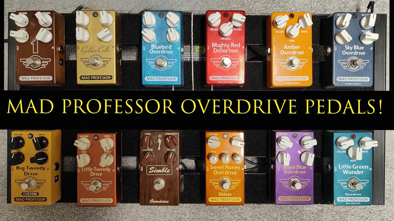 Mad Professor Bluebird Overdrive Review - YouTube