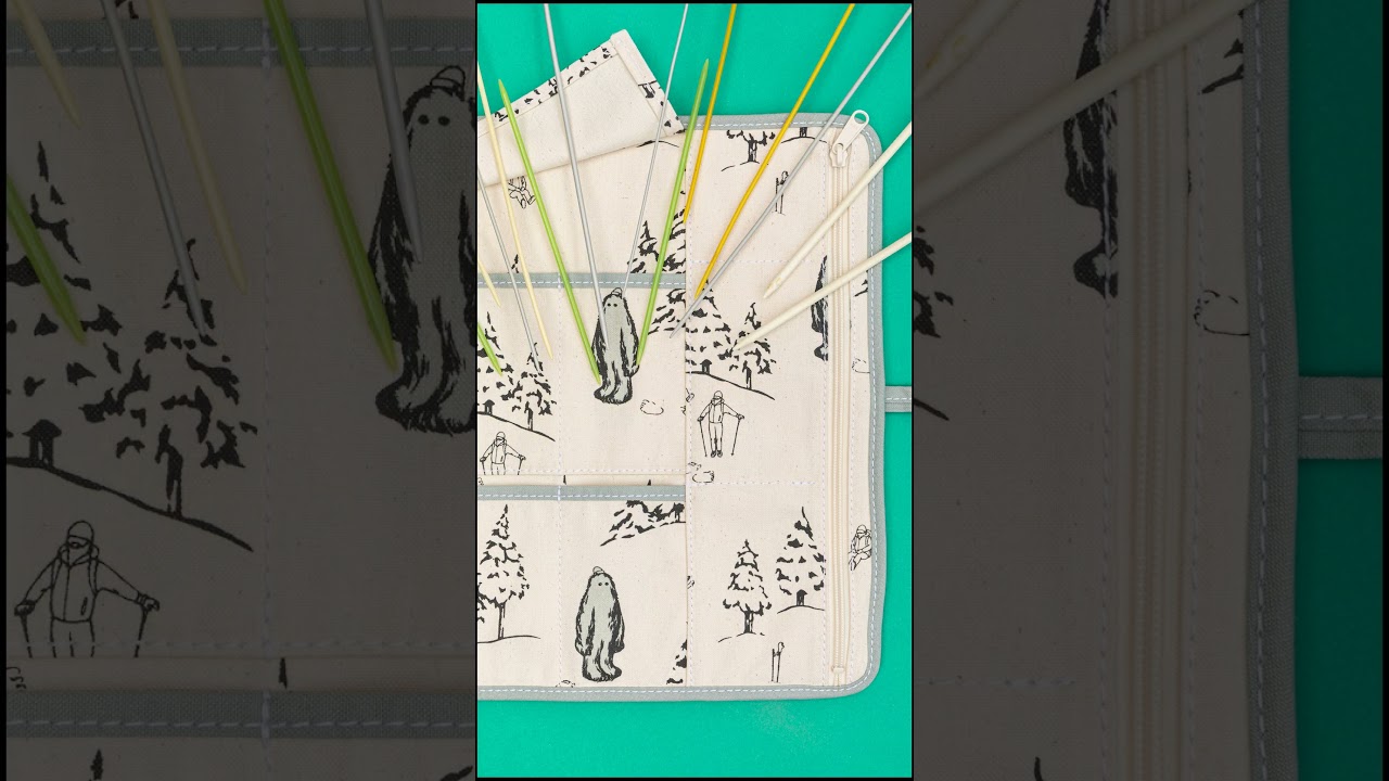 編み針ケース_ファー／YETI》Miknits shorts 22 イエティと編みもの