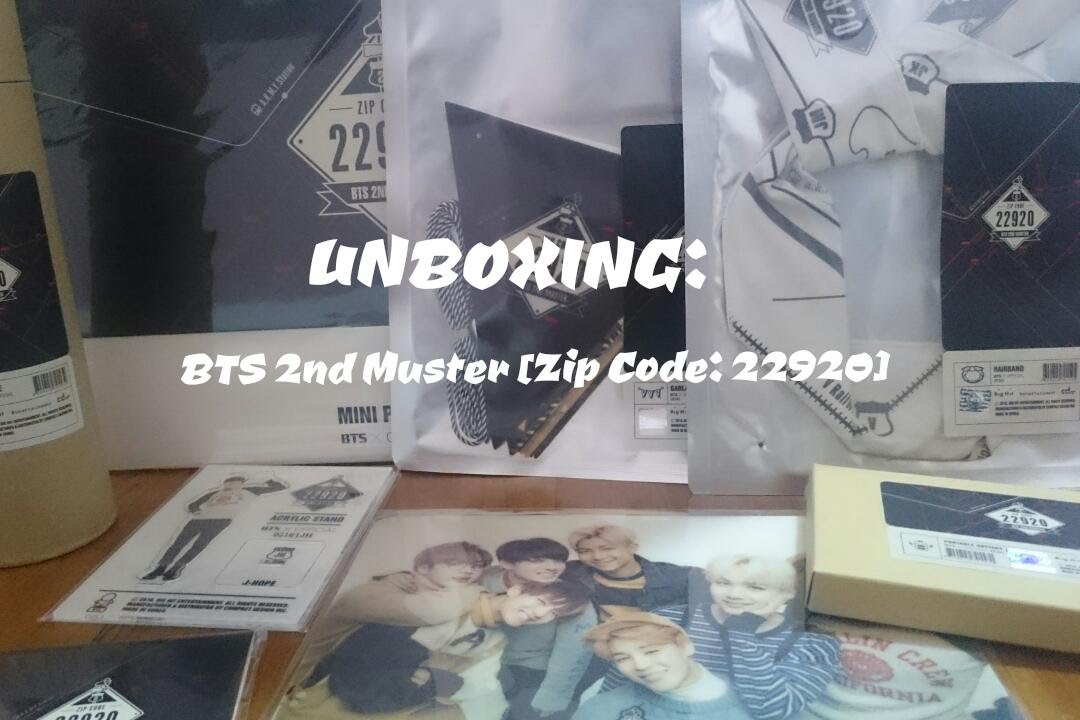 UNBOXING | BTS 2nd Muster [Zip Code: 22920] - YouTube