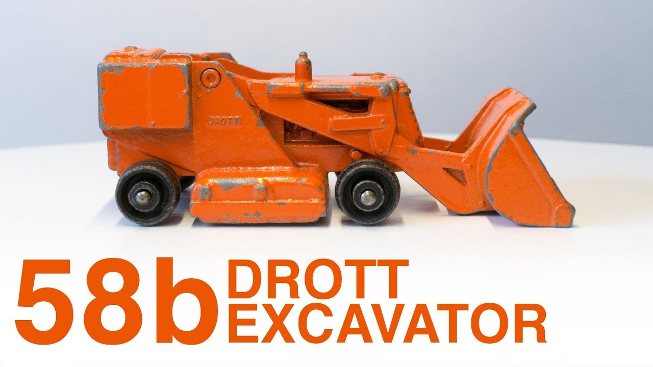 Matchbox 58b Drott Excavator - Full Restoration - YouTube