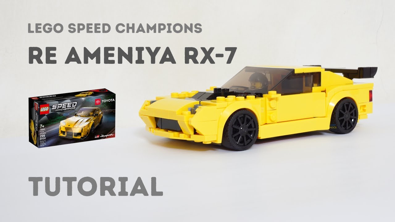 Tutorial - Mazda RX-7 RE Ameniya FC Lego Speed Champions 76901