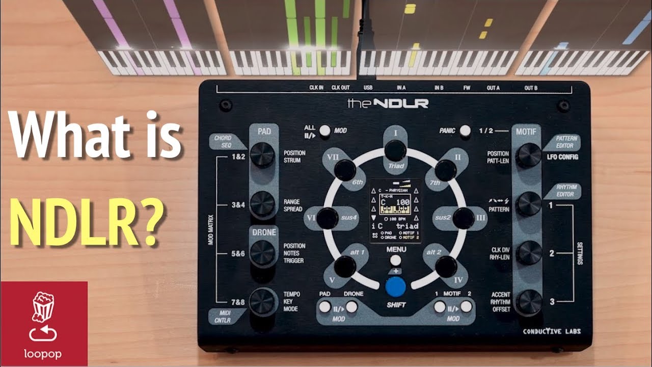 The NDLR Four Part Polyphonic Sequenced MIDI Arpeggiator