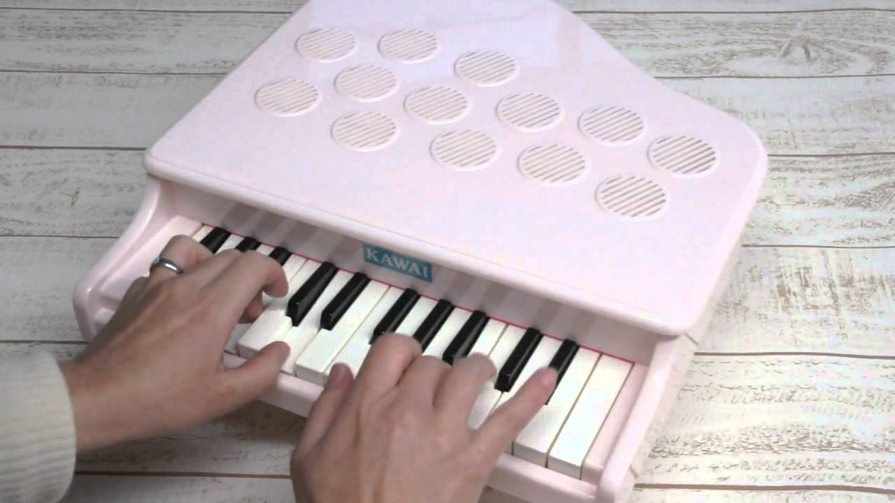 カワイミニピアノ（ピンク） - YouTube