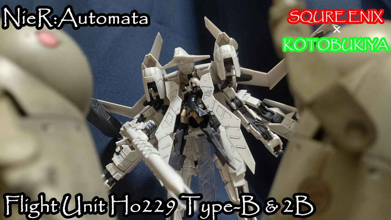 ニーアオートマタ飛行ユニットHo229 Type-B & 2B完成！_[このプラモは