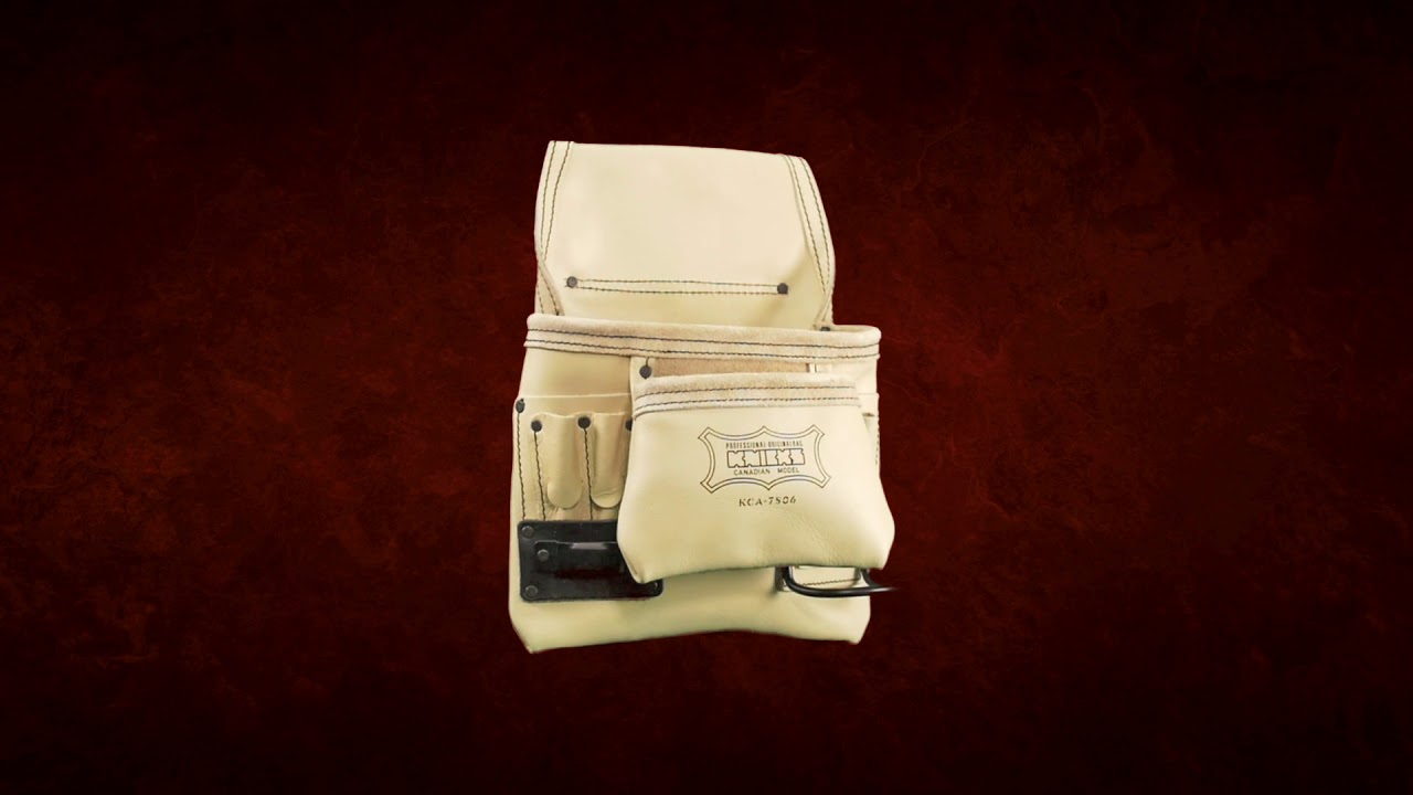 KCA-7506／最高級2×4工法用表革釘袋 - knicks