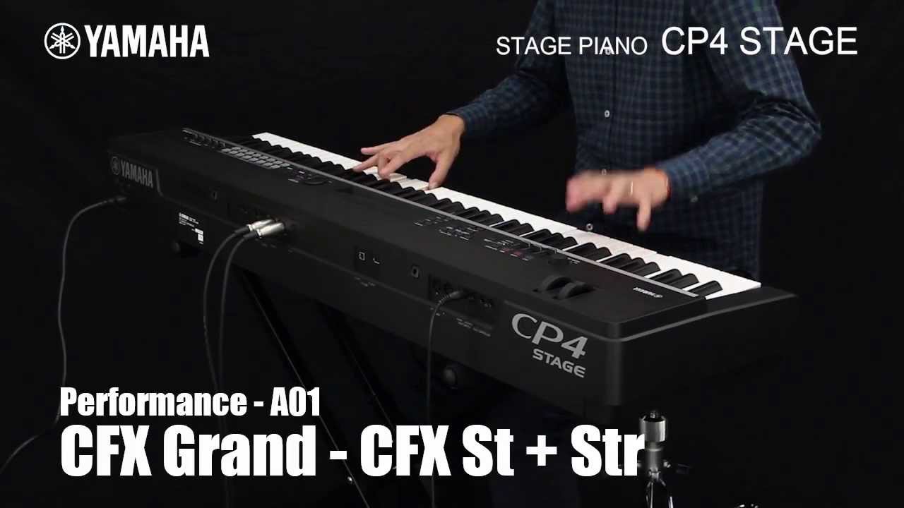 YAMAHA / ステージピアノ CP4 STAGE - YouTube