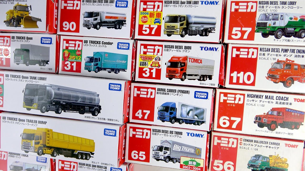 Unboxing the UD Trucks (formerly Nissan Diesel) red box Tomica