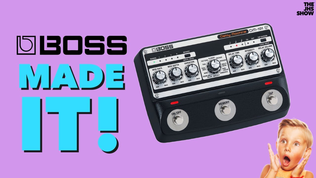 BOSS Created The World's Greatest Analog Delay! (Delay Machine DM