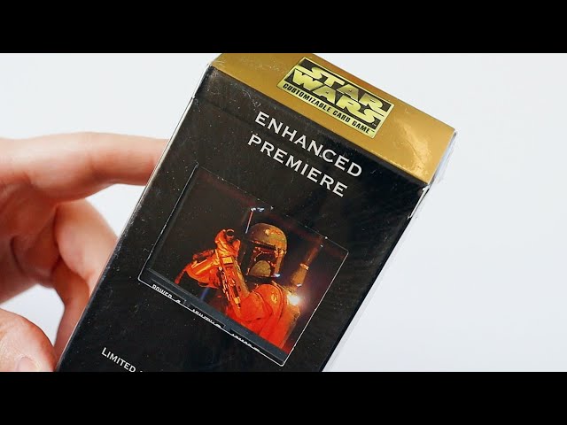 Star Wars CCG: Enhanced Premiere Boba Fett Deck + 4x Booster Packs