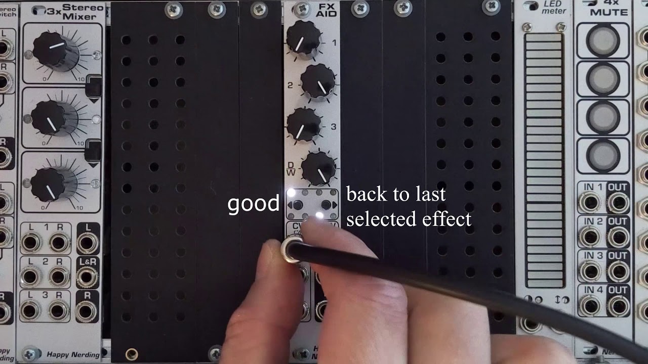 Happy Nerding FX AID (Black)— Clockface Modular