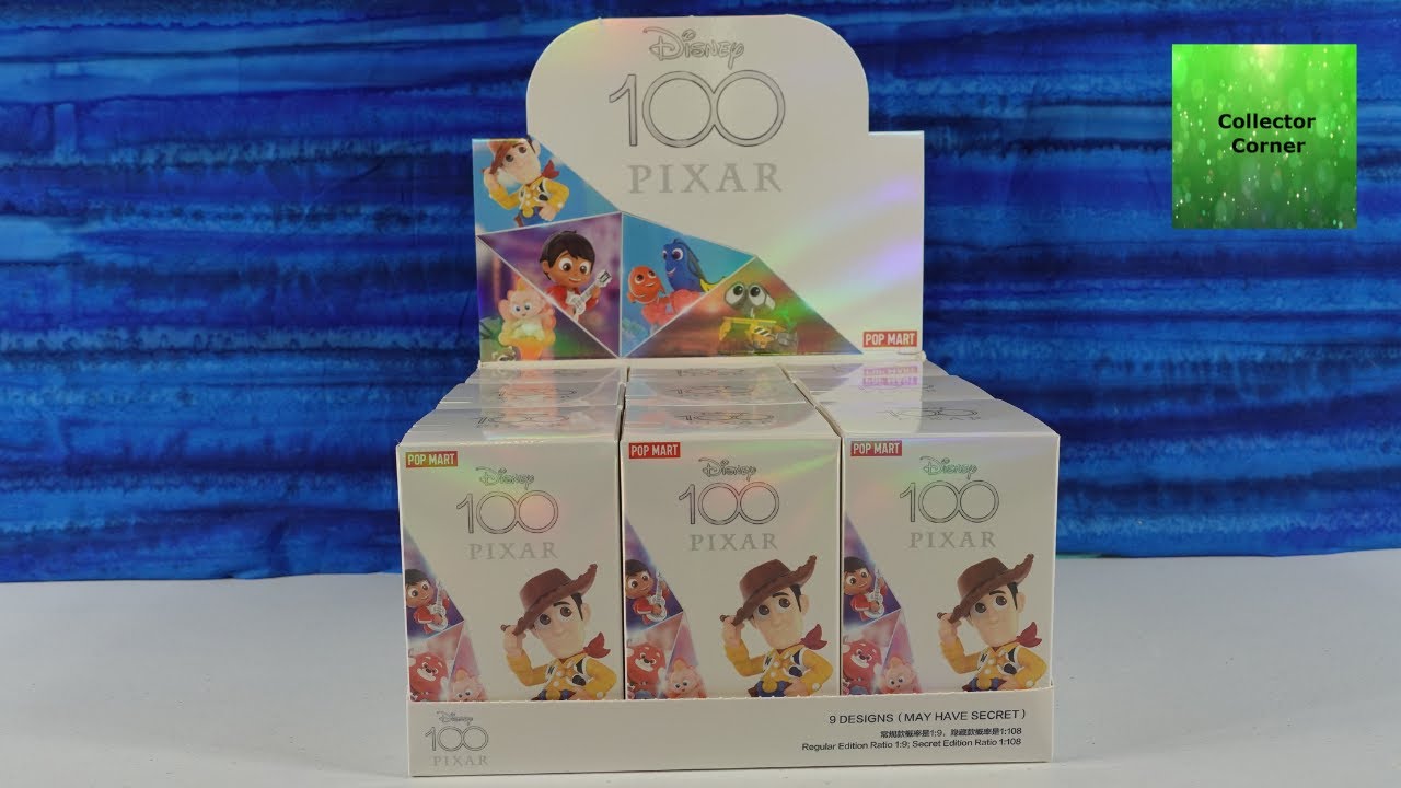 Disney Pixar 100 Pop Mart Blind Box Figure Unboxing Review - YouTube