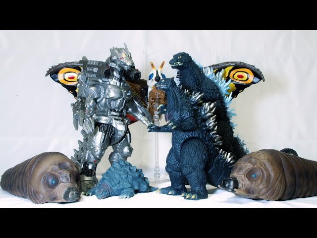 ムービーモンスターシリーズ】ゴジラ2003 with カメーバ2003(ご遺体