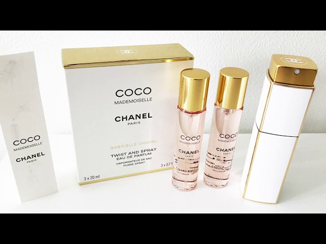 UNBOXING CHANEL TWIST AND SPRAY PERFUME (WHITE AND GOLD) - YouTube