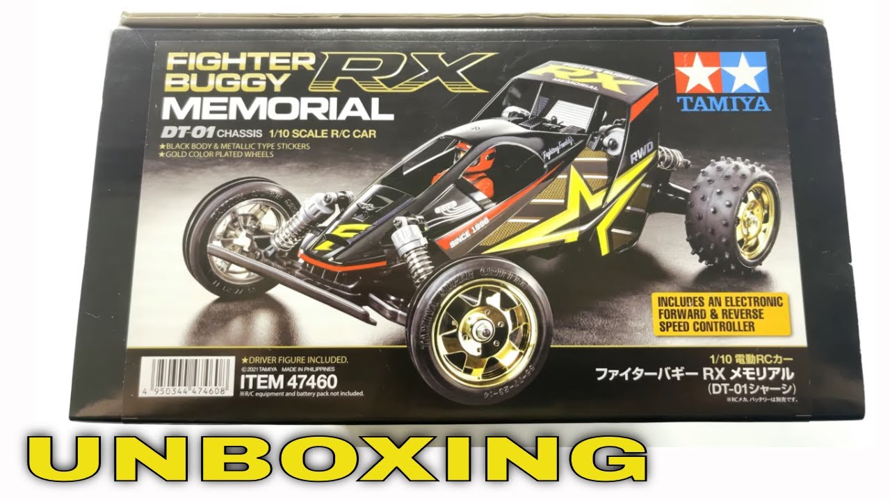 Tamiya Fighter Buggy RX Memorial (item #47460) - Unboxing - YouTube