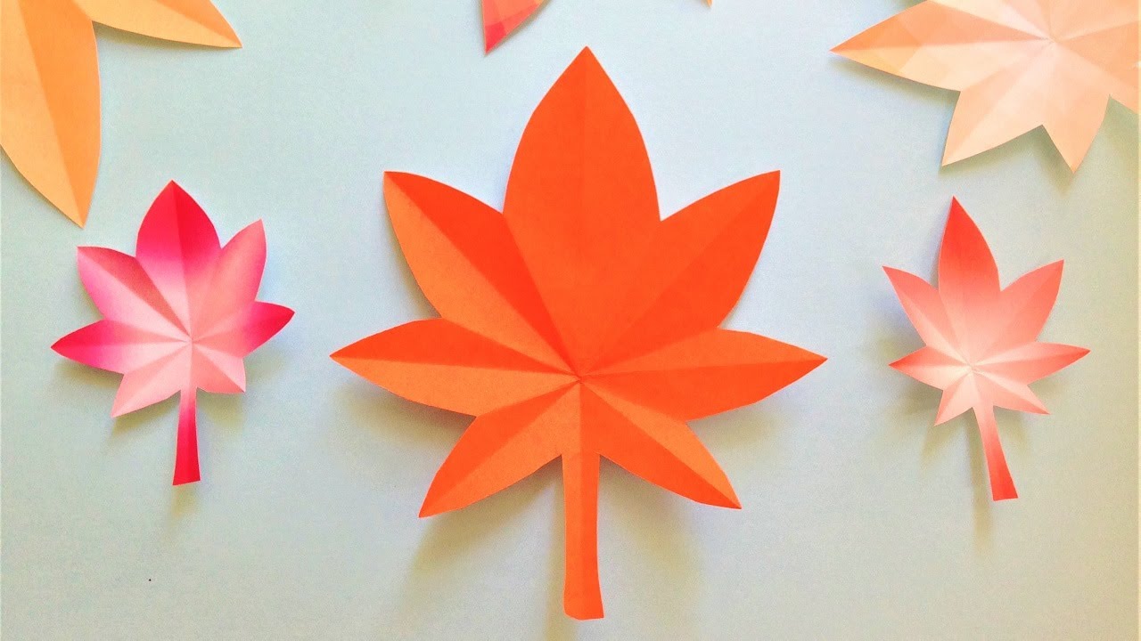 紅葉(もみじ)の工作アイデア【10選】簡単製作｜高齢者・小学生・幼児