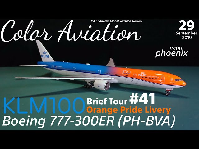 1:400 KLM Royal Dutch Airlines Boeing 777-300ER PH-BVA Phoenix
