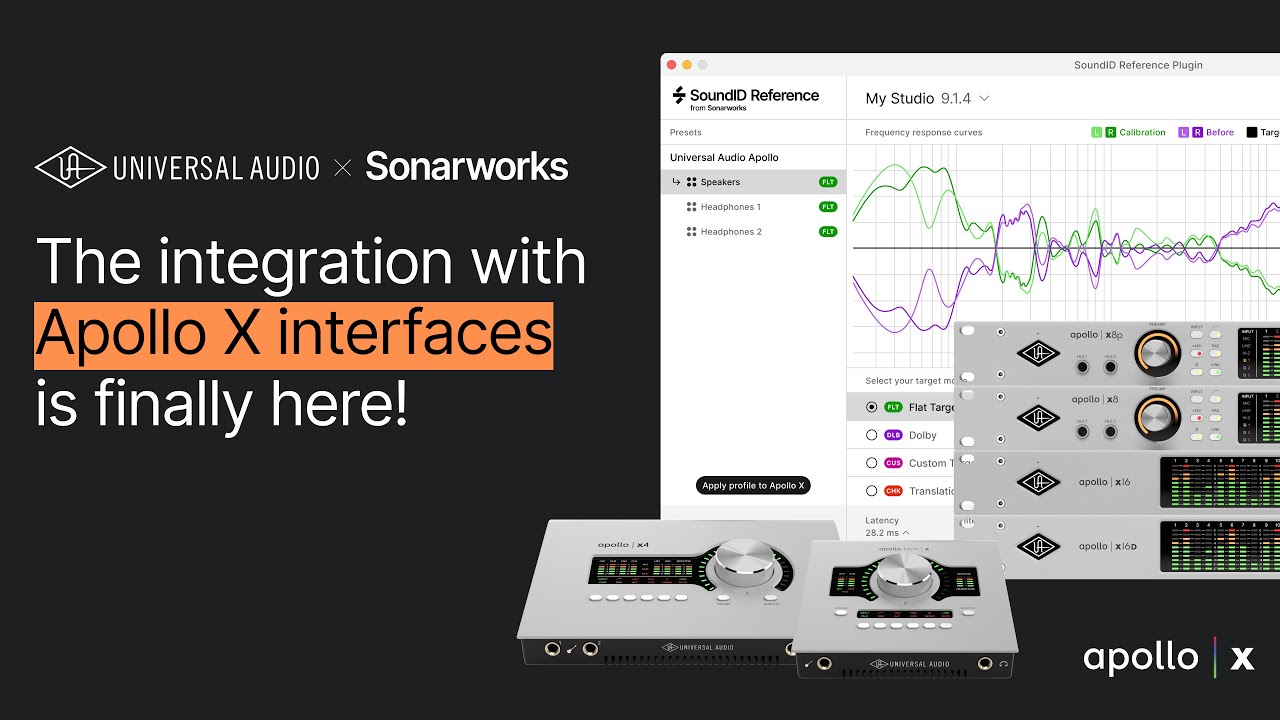 Sonarworks SoundID Reference for Headphones and Apollo Monitor